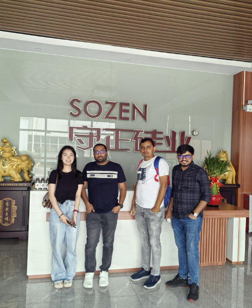 أحدث حلول الشركة حول نحن نرحب بالعملاء الهنود لزيارة المصنع لوضع الطلبات