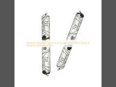 مانع تسرب لاصق محايد أبيض 590 مل للجدران الساترة الهيكلية المقاومة للعوامل الجوية