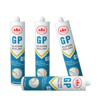 سعر جيد مانع تسرب سيليكون حمضي سريع المعالجة 340 جرام وقت التكوين السطحي 10 دقائق لمشاريع ألواح الزجاج الكبيرة الانترنت