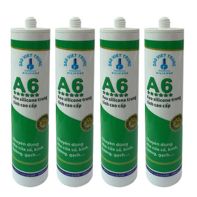 سعر جيد Waterproof Transparent Acid Silicone Glass Sealant Bathroom Window الانترنت
