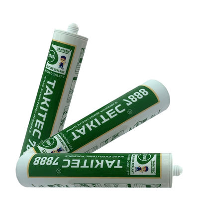 سعر جيد مصنع OEM ممتازة مقاومة الطقس سريعة درجة حرارة الغرفة الشفاء الحائط الستار حمض السيليكون الختم الانترنت