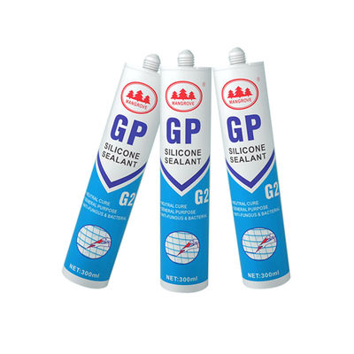 مانع تسرب سيليكون زجاجي شفاف فائق الإحكام، لاصق مقاوم للماء الحمضي