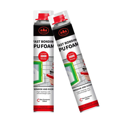 سعر جيد Expansion Rate Up To 3 Times Density 15.9 kg/m3 Polyurethane Foam Sealant Perfect For Sealing And Filling Gaps And Cracks الانترنت