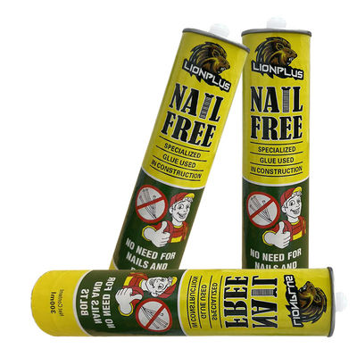 300 مل بيضاء خالية من الأظافر الغراء الملصق الأثاث المنزلي الخشب المعدن