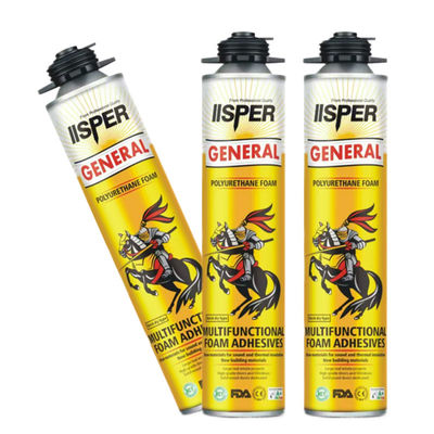 750 مل من مادة البولي يوريثان الرغوة المسمار الباب والنوافذ الفجوة ملء سقف عازل للماء المسمار