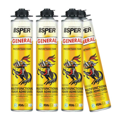 Polyurethane Foam Sealant Waterproof 750ml Quick Dry High Hardness Aluminium Doors Filling