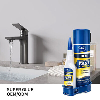 سعر جيد مجموعة تنشيط الصمغ الجاف فائق السرعة MDF مع السيانوكريلات على الخشب أكريليك إيثيل سيلنت رش التجفيف السريع الصمغ فائق الانترنت