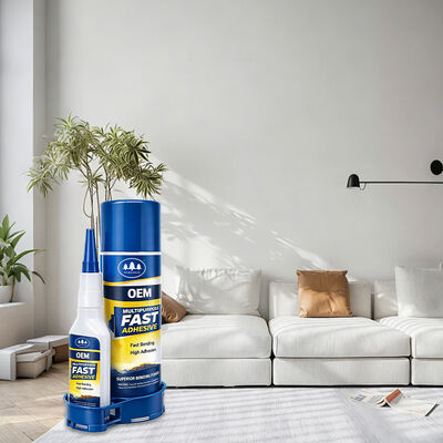 سعر جيد صناعة المنتجات الأصلية صمغ فائق السيانوكريلات الملصق 400 مل و 100 غرام رش المفعل صمغ فوري من عنصرين الانترنت